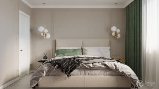 projekt sypialni 20m2